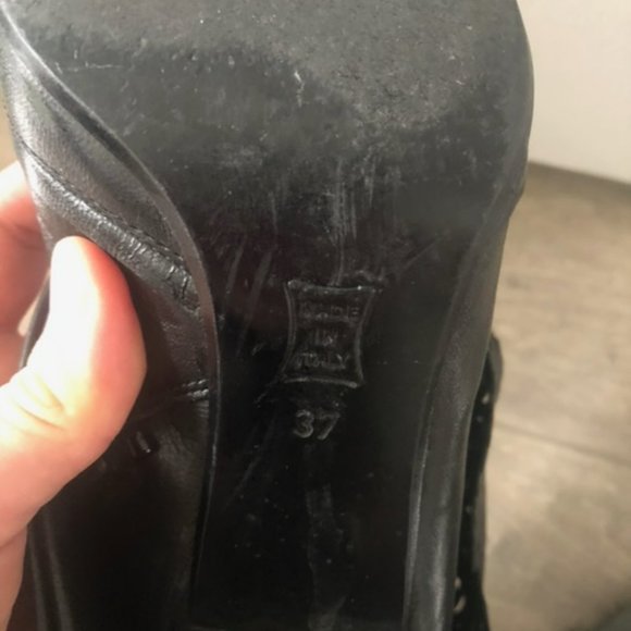 Italian Leather Knee High Boots - Picture 5 of 7